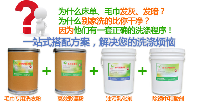 一站式洗滌搭配，解決洗滌煩惱